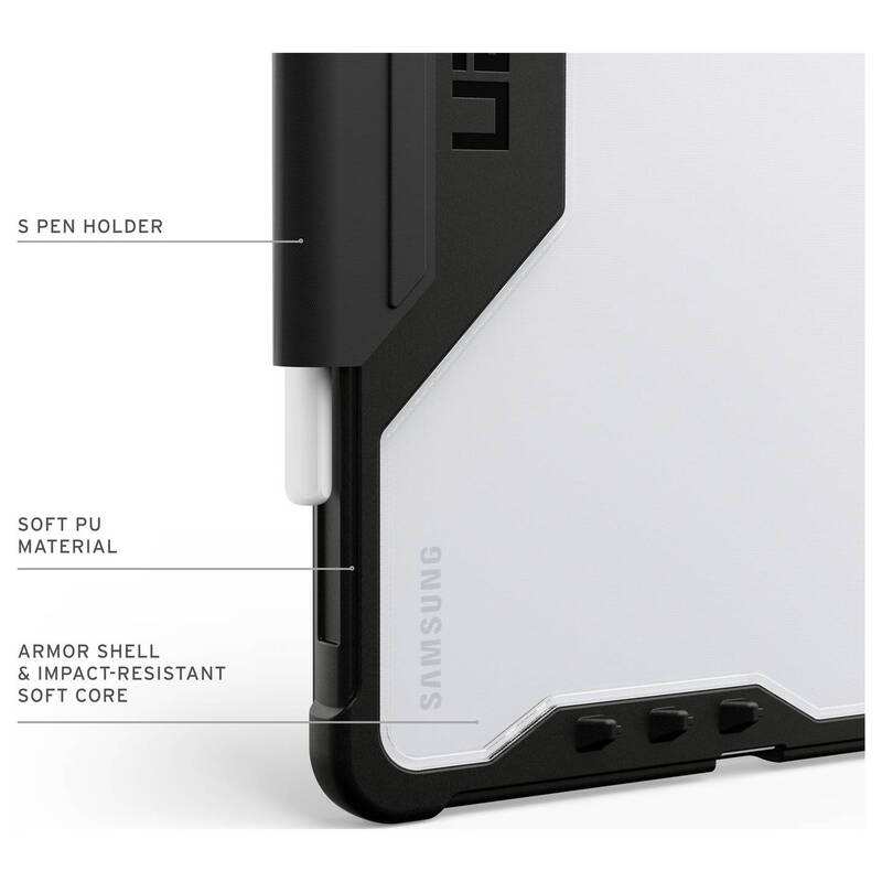 URBAN ARMOR GEAR UAG Designed for Samsung Galaxy Tab S11 Case 11" SM-X730 SM-X736B Plyo LT, Transparent Rugged Military Grade Dropproof Protective Cov - 0840283926310
