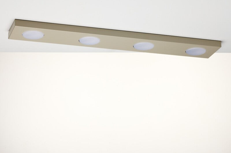 Sigma Deckenlampe Leuchte Deckenleuchte HERO GX53 LED 4-flammig Grau-beige 75 cm - 5907555378408