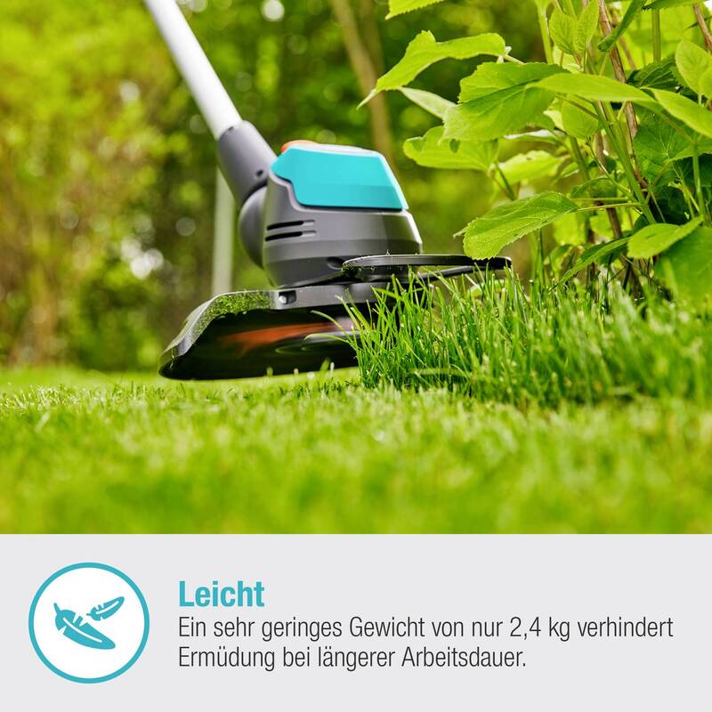 Gardena Akku-Trimmer EasyCut 23/18 V P4A Gartengerät mit Pflanzenschutzbügel 78 - 4078500054218