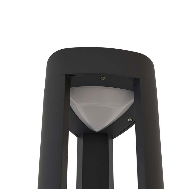 Lucande LED-Außenleuchte Zarek 230 cm anthrazit IP65 2900 lm 2700 K Warmweiß - 4251911785272