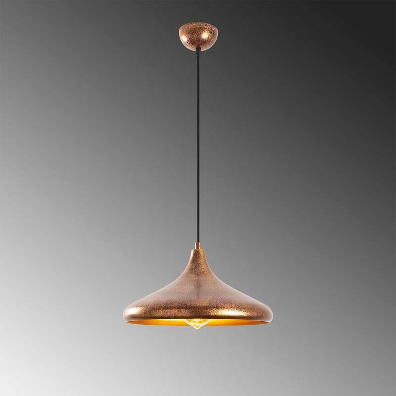 Hängeleuchte Barek 11545 LED Pendelleuchte dimmbar messing patiniert 34cm Ø - 8683342590679