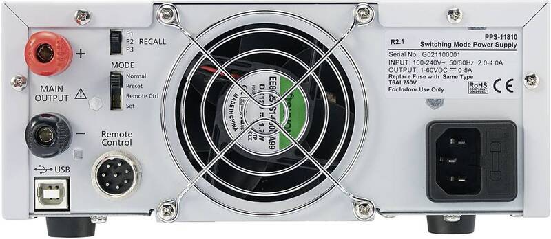 Voltcraft PPS-11360 Labornetzgerät 1 - 36 V/DC 0 - 5 A 180 W USB SIEHE TEXT/FOTO - 4016138691917