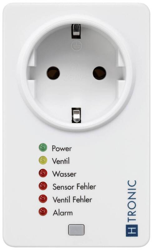 H-Tronic 1114725 Wassermelder mit externem Sensor netzbetrieben Wasserschal818 - 4260003174252