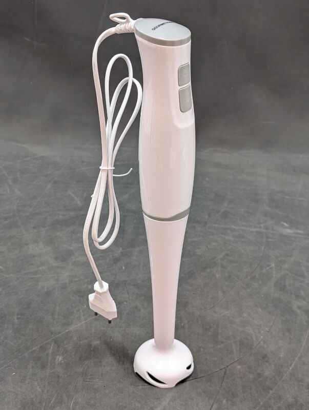 GourmetMaxx Stabmixer Pürierstab Handmixer 400W Mixer Küchenhelfer Weiß 700ml - 4067522047919
