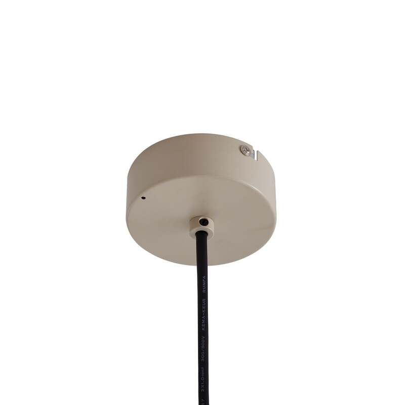 Lindby Außenpendelleuchte Hängelampe Valdorin beige Baumwolle IP44 - 4251911797992