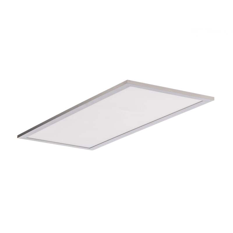 Lindby Deckenleuchte LED Livel dimmbar CCT 80x30cm Fernbedienung silber 2900lm - 4251096528411