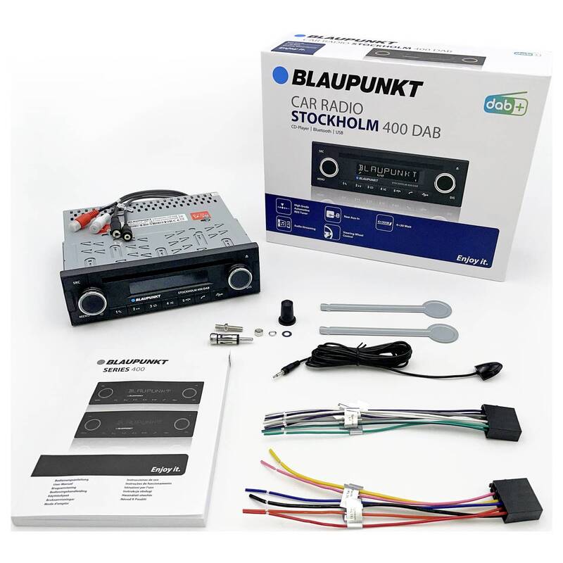 Blaupunkt Autoradio Radio Stockholm 400 DAB BT Apple CarPlay DAB+ Tuner - 4260499852399