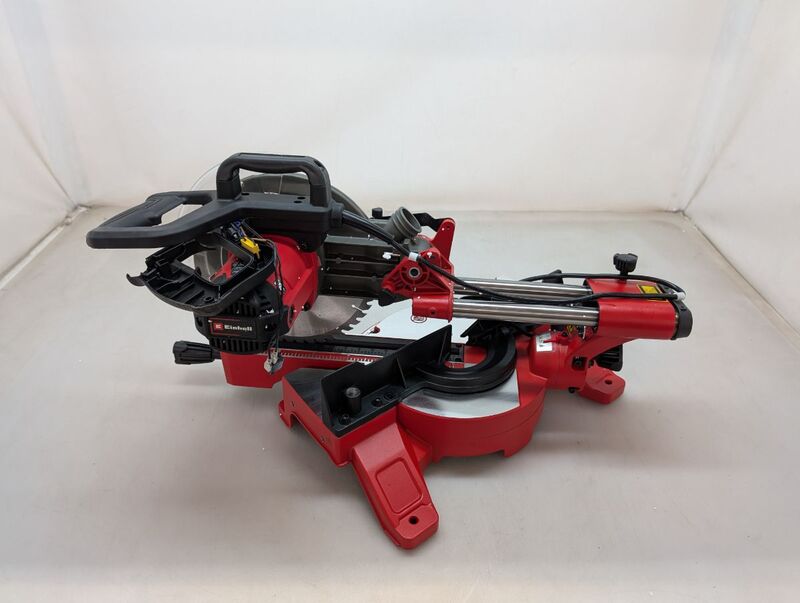 Einhell Zug-Kapp-Gehrungssäge TC-SM 2531/2 U Säge mit Auflagen für lange - 4006825645637