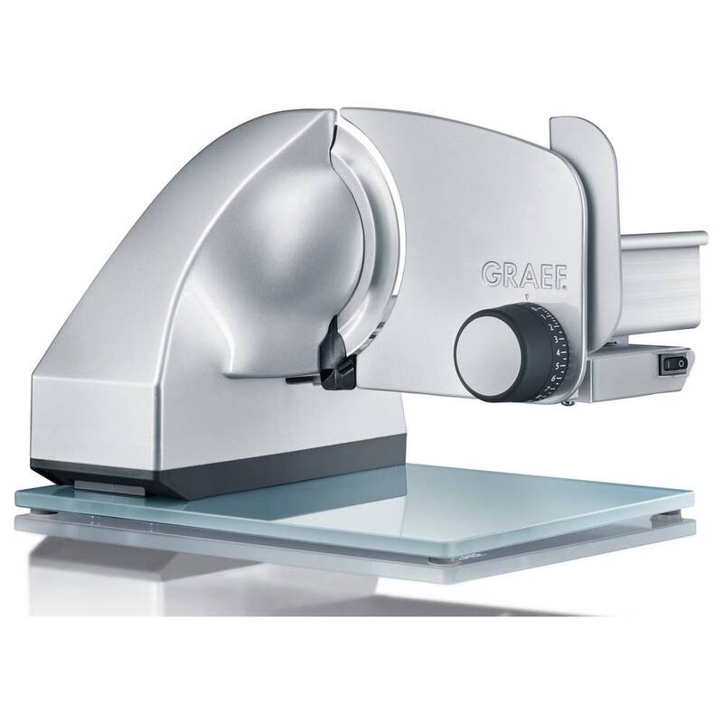 Graef Schneidemaschine Chef's Line Master M80 Edelstahl 170W Silber 2cm max. - 4001627001834