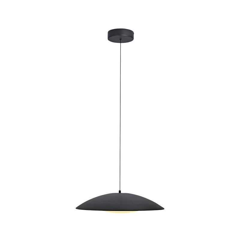 Schöner Wohnen LED Hängeleuchte LENTE dimmbar Pendelleuchte schwarz Ø50cm - 4043689017989