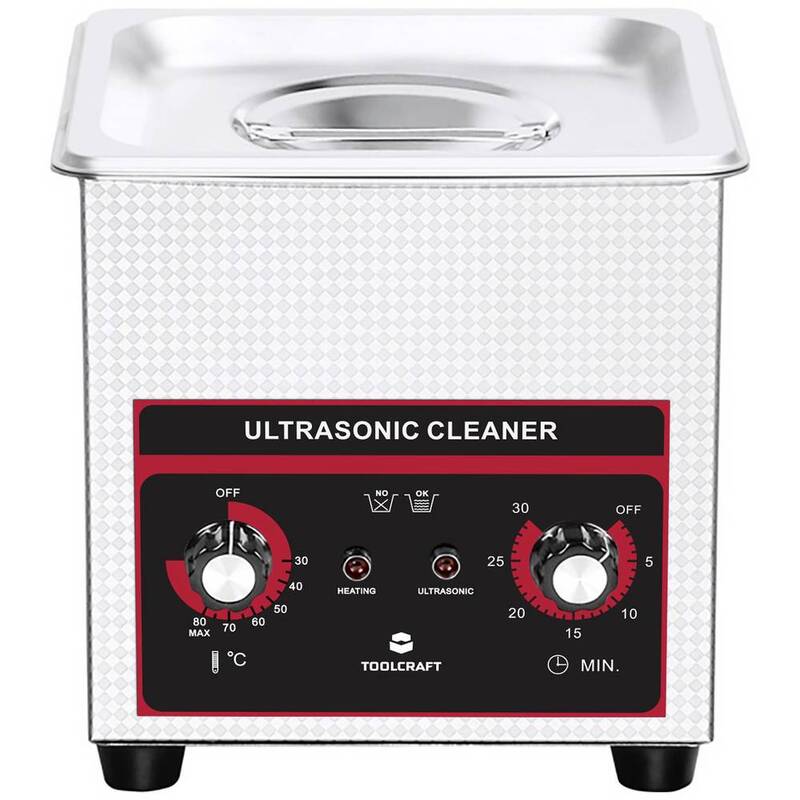 TOOLCRAFT USC-130 Ultraschallreiniger Schmuck Bürobedarf Werkstatt Heizgerät588 - 4064161302126