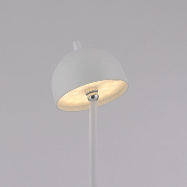 SCHÖNER WOHNEN LED Rechargeable Floor Lamp Bellies, White, IP54 - 4043689018795