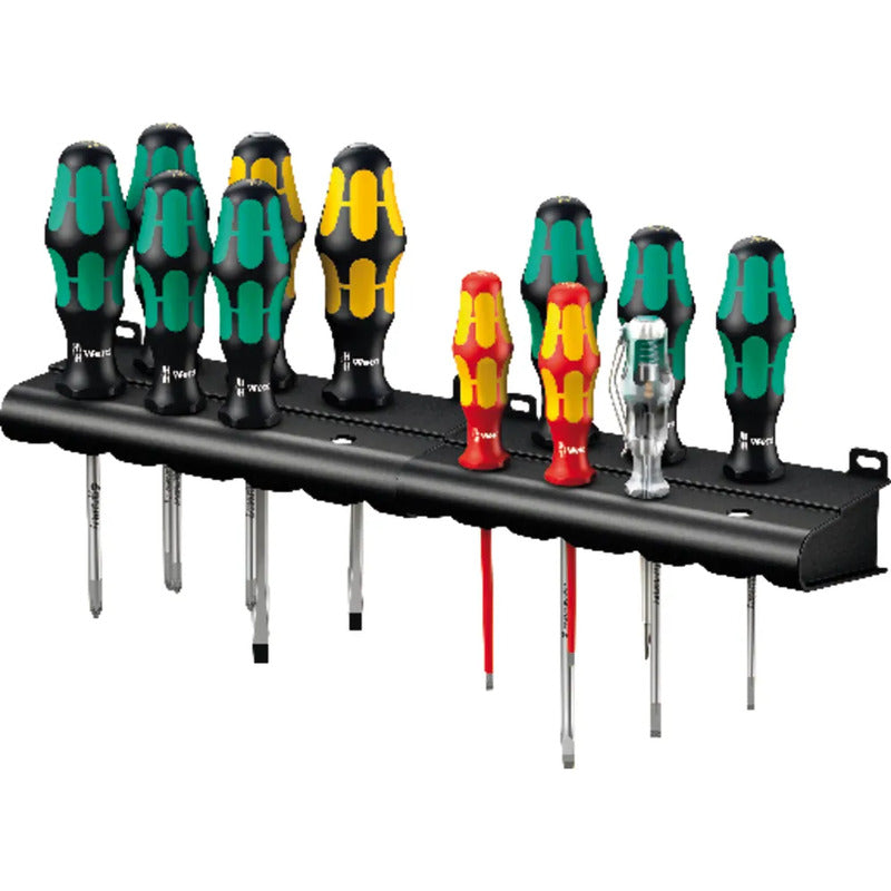 Wera Schraubendreher Set 12tlg. Kreuzschlitz Schlitz VDE Spannungsprüfer - 4013288139092