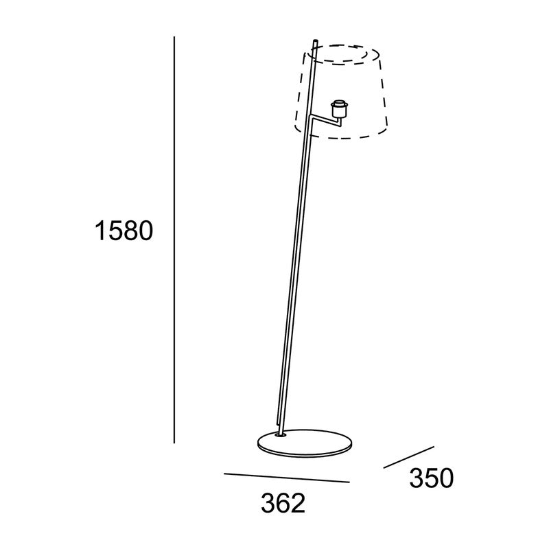 LEDS-C4 Clip Stehleuchte Stehlampe Leuchte Lampe 2 STÜCK OHNE LAMPENSCHIRM - 8445386112336