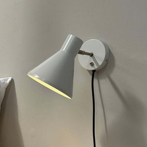 B-Ware Dyberg Larsen Wandlampe Sleep LED Wandleuchte Lampe skandinavisch weiß Ø15cm