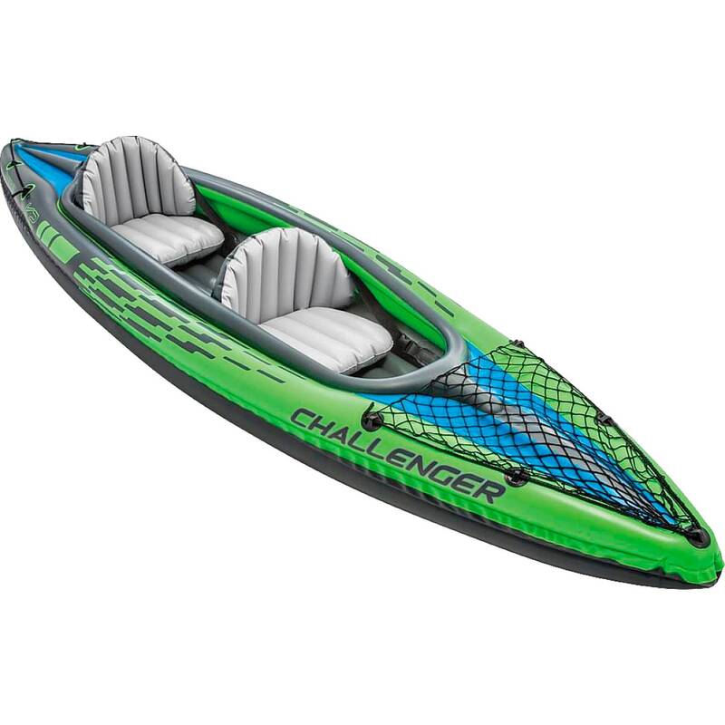 INTEX Schlauchboot Challenger K2 Kajak Boot Sportboot aufblasbar für 2 Personen - 6941057463063