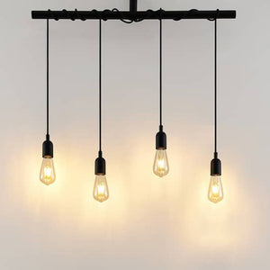 B-Ware Lindby Kravos Hängelampe Hängeleuchte Pendelleuchte Deckenlampe Leuchte schwarz