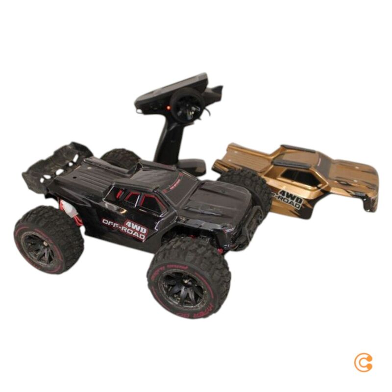 Amewi Hyper GO 1:14 RC Truggy Brushless 4WD 55km/h RtR Schwarz Gold Monstertruck - 4262408972990