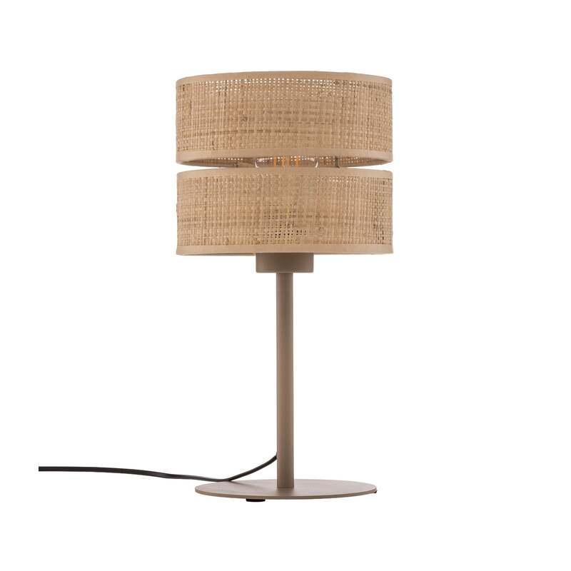 TK-Lighting Tischleuchte Lampe Calma LED Tischlampe beige 38cm E27 Leuchte - 5906135161782