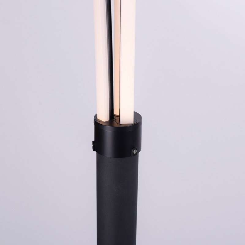 JUST LIGHT LED Stehleuchte Maja dreiflammig Leuchte Stehlampe Leselampe schwarz - 4043689976071