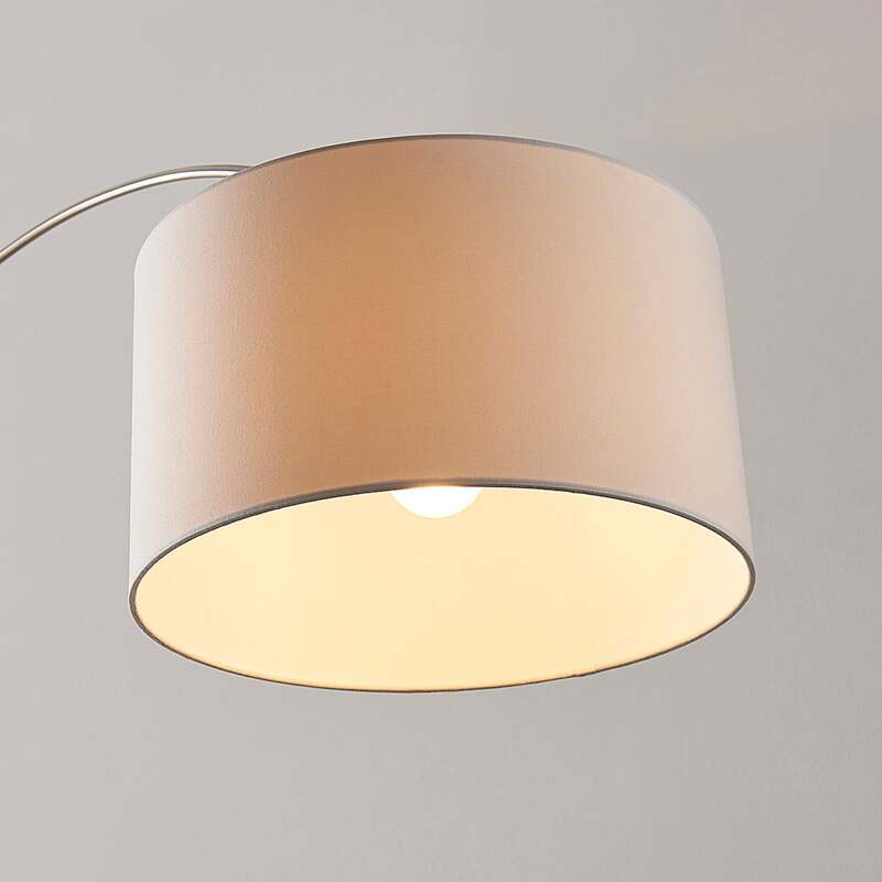 Lindby Stehleuchte Bogenleuchte Railyn LED Lampe Leuchte warmweiß 200cm weiß - 4251096544930