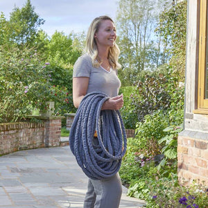 B-Ware Hozelock Gartenschlauch Tuffhoze 25m flexibel UV-beständig grau 1 Stück