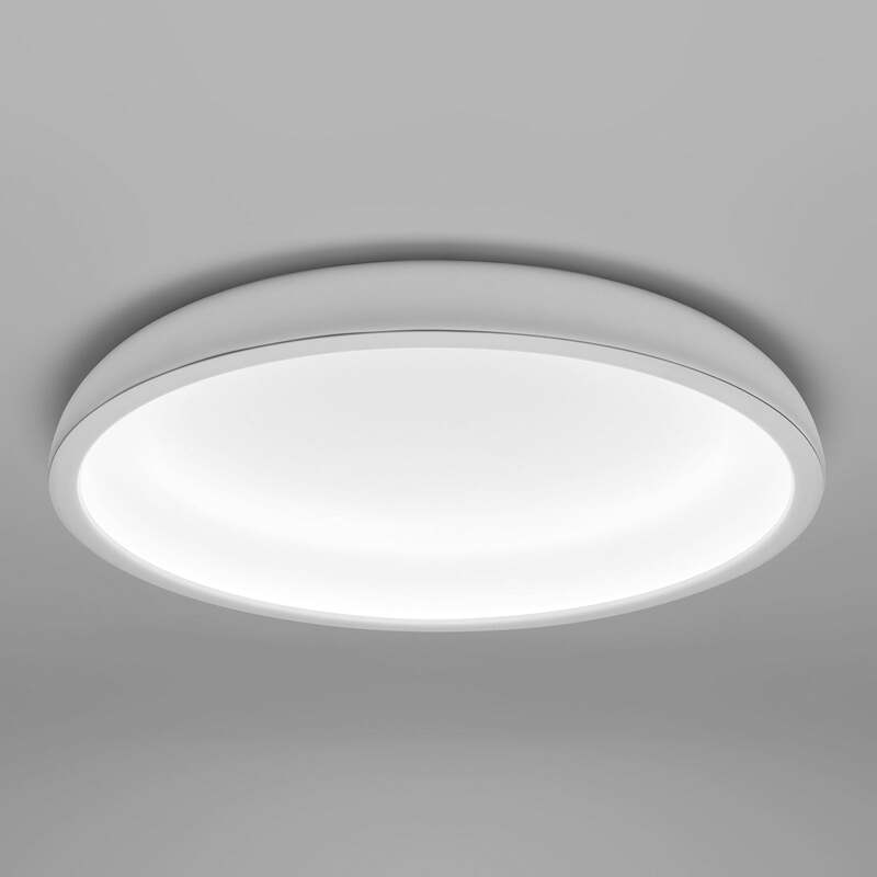 Stilnovo Deckenleuchte Reflexio LED Lampe dimmbar Leuchte warmweiß Ø 46 cm weiß - 8056534974180