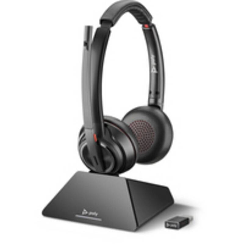 Plantronics Savi W8220 Telefon On Ear Headset DECT Stereo Noise Cancelling353 - 5033588052913