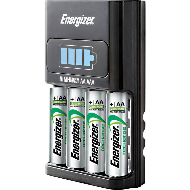 Energizer Rundzellen-Ladegerät Batterie-Ladegerät Laden NiMH Micro AAA Mignon AA - 7638900421248