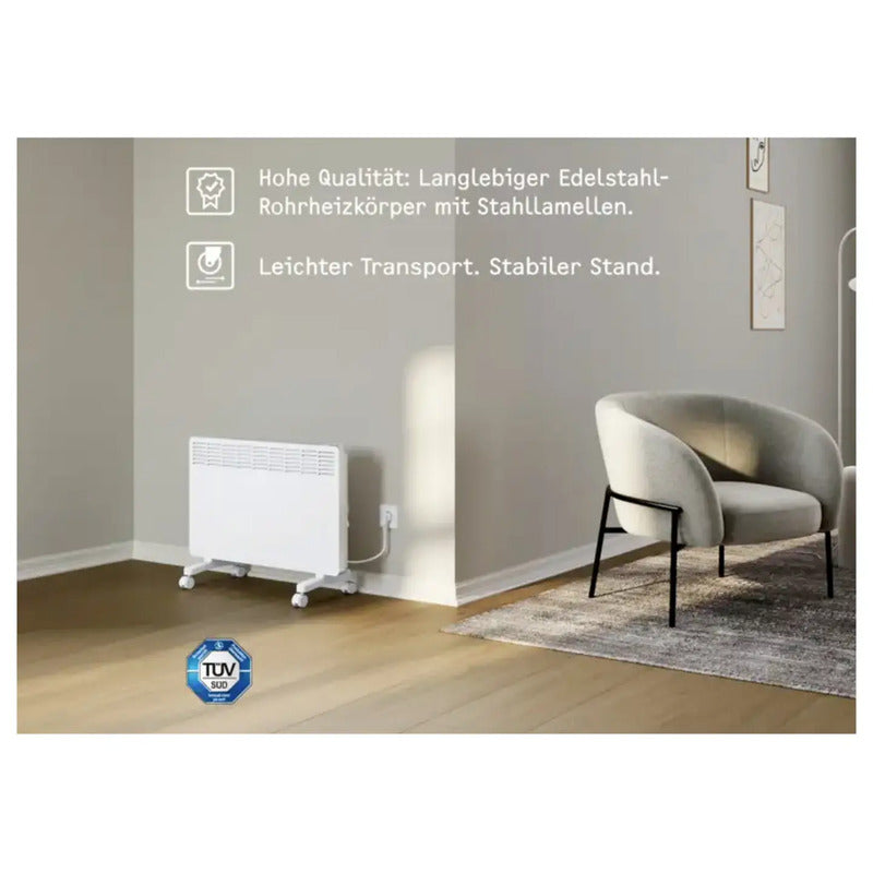 Stiebel Eltron Konvektor Heizgerät 2000W IP24 Heizkörper 25m² weiß 738x450mm - 4017212044513
