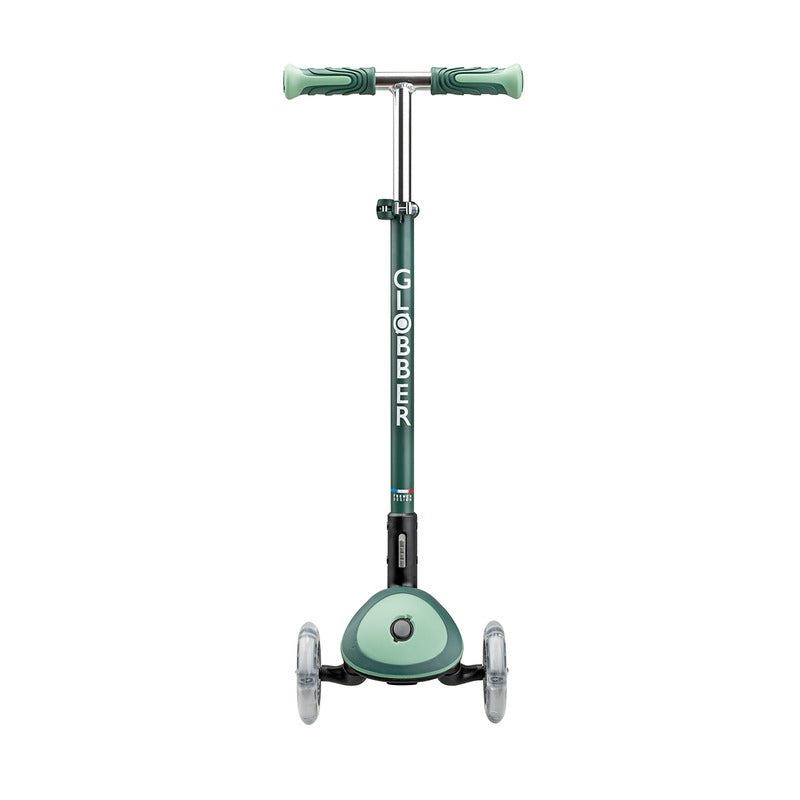 Globber Roller Elite Deluxe Lights Kinderroller klappbar TPR-Griffe Tretroller - 4895224412212