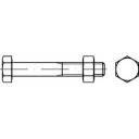 TOOLCRAFT 110896 Sechskantschrauben M20 320 mm Außensechskant DIN 601 Stahl 10x - 4053199051243