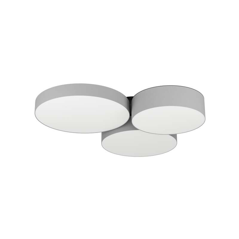EGLO connect Deckenleuchte Barbano-Z LED dimmbar grau 60,5x56,5cm Smart Home - 9008606274208