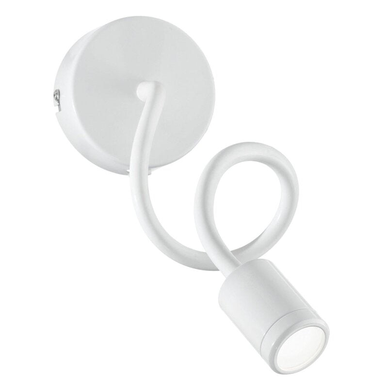 Ideallux Wandleuchte Wandlampe LED Focus weiß höhenverstellbar Schalter15 - 8021696097183