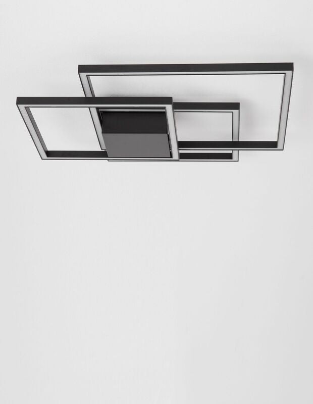 Nova Luce Deckenleuchte Deckenlampe LED Schwarz Bilbao Warmweiß Beleuchtung 42 W - 5212017424488