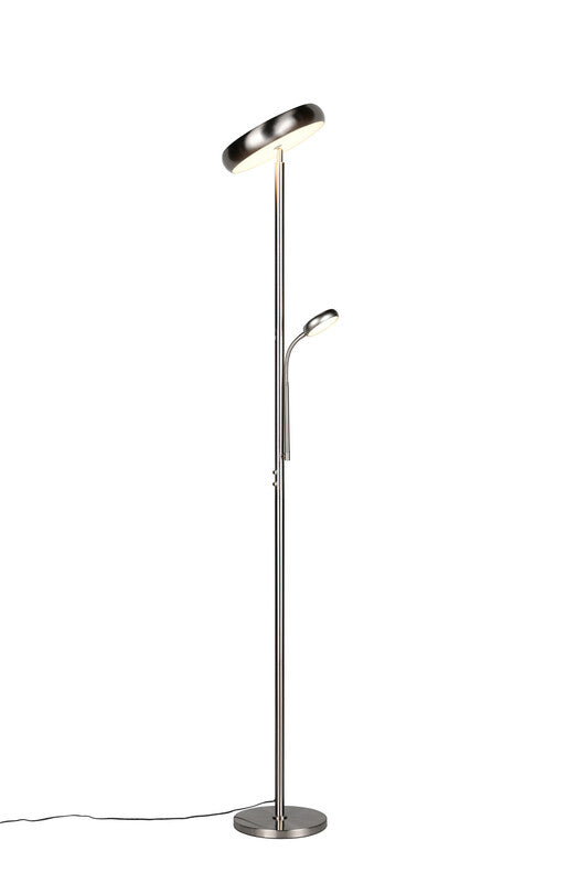 Reality R45741107 Palermo LED Stehleuchte 5W ⌀28cm dimmbar Nickel Matt CCT einst - 4017807641370