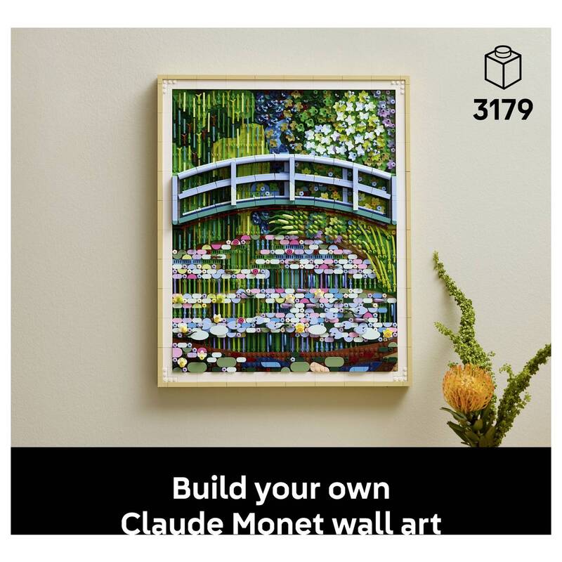 LEGO ART Claude Monet Brücke über einen Seerosenteich 31220 Kunstwerk 3179 Teile - 5702018066379