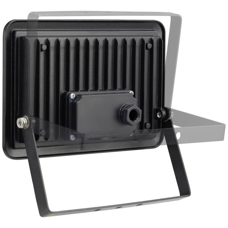Sygonix SY-5051772 LED-Flutlichtstrahler Außenstrahler Flutlicht schwarz 2 STÜCK - 4064161207506