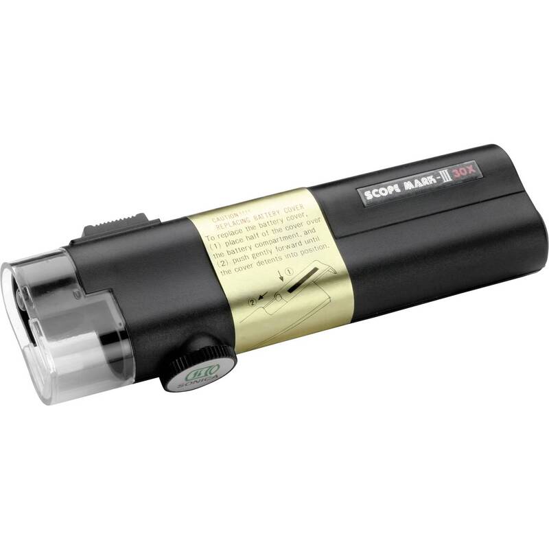 Ideal Tek Handlupe 30x Vergrößerung mit Beleuchtung Schwarz tragbar 43g - 7640144717384