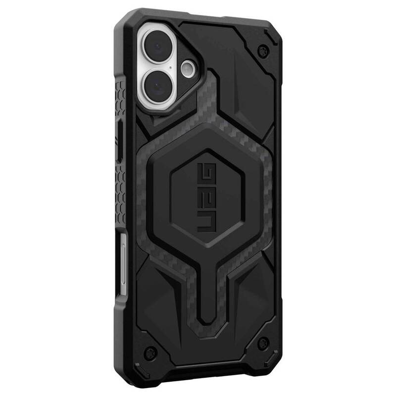 Urban Armor Gear Monarch Pro MagSafe Case Hülle Apple iPhone 16 Plus Carbon - 0840283914454