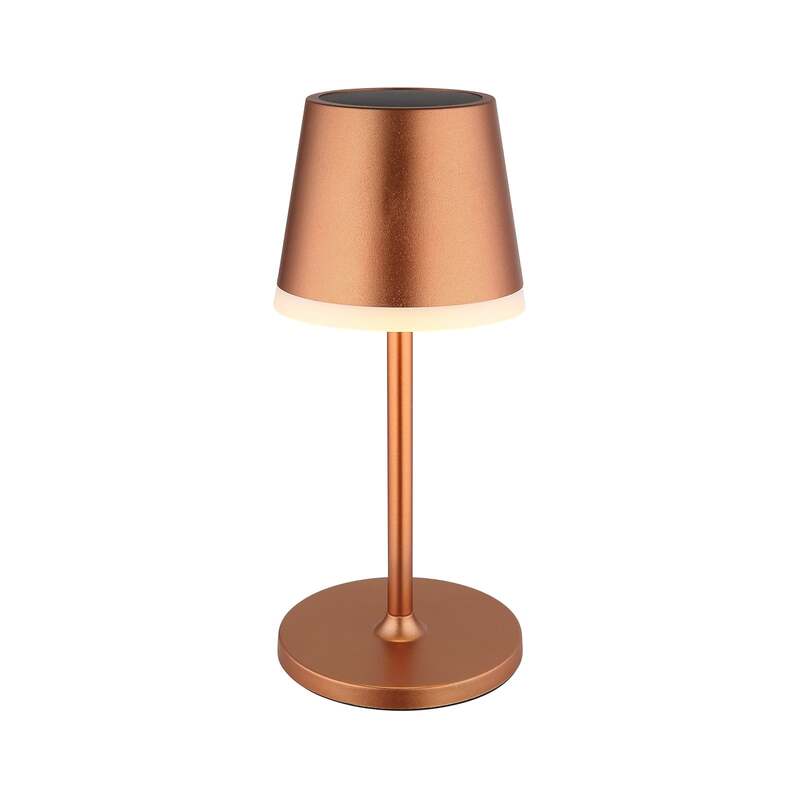 Globo Gartenleuchte LED Solarleuchte kupferfarben 41cm IP44 Tischlampe Leuchte - 9007371487356