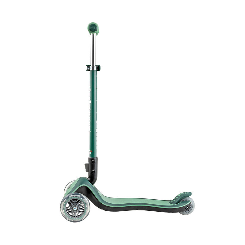Globber Roller Elite Deluxe Lights Kinderroller klappbar TPR-Griffe Tretroller - 4895224412212