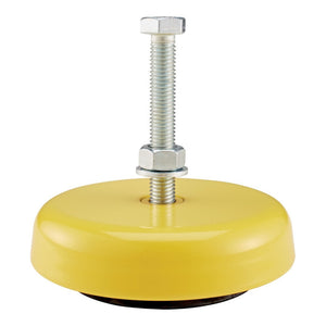 B-Ware EFFBE Maschinenlagerung Level-Mount 4000kg LM 5-55 Schwingungsisolierung Gelb