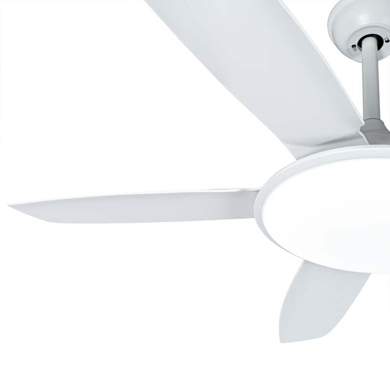 Lucande Deckenventilator Divian LED Ventilator CCT leise weiß matt 130cm 32W - 4251911746099