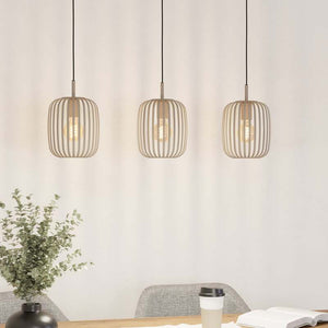 B-Ware ROMAZZINA Pendelleuchte sandfarben E27 IP20 900 mm Eglo Leuchten