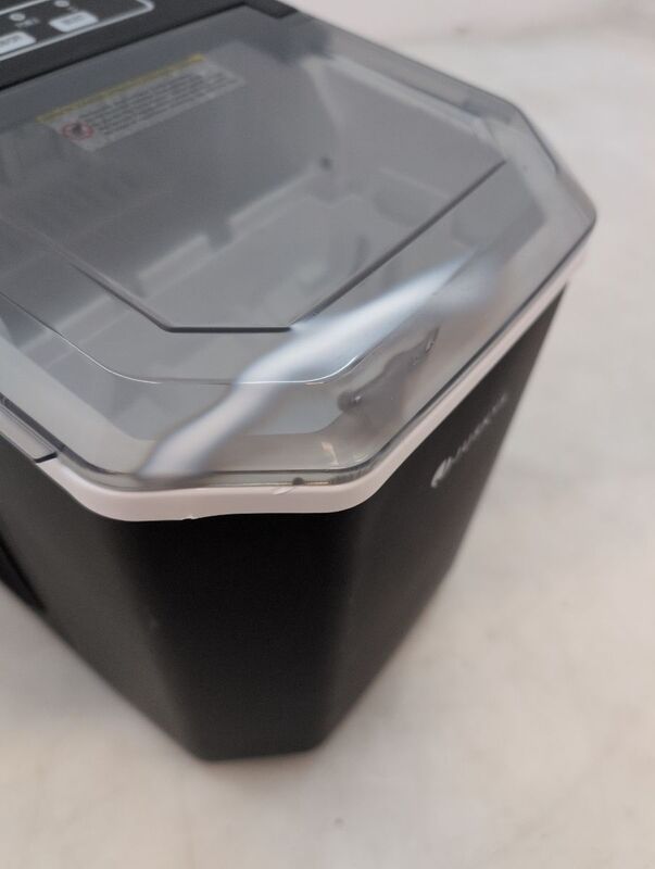 Eiswürfelmaschine IceOracle Selbstreinigung 12kg Eis pro Tag 2 Größen schwarz - 4262437182162