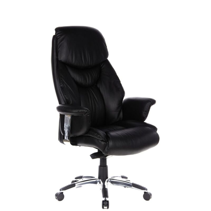 hjh OFFICE Bürostuhl Chefsessel PRADO Kunstleder schwarz Paket 2 Stuhl Sessel - 4251084641467