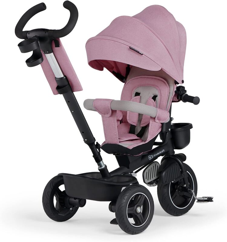 Kinderkraft Dreirad SPINSTEP Rad Kinderrad Trike ab 9 Monate mauvelous pink - 5902533916528