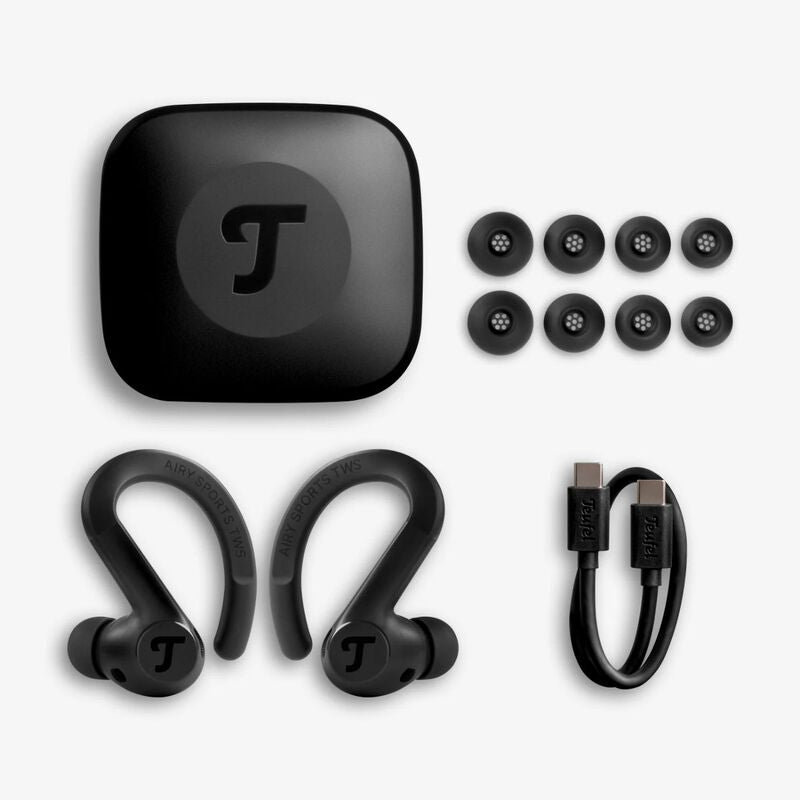 Teufel AIRY SPORTS TWS 2 Bluetooth Kopfhörer In-Ear Noise Cancelling Night Black - 4048945592415