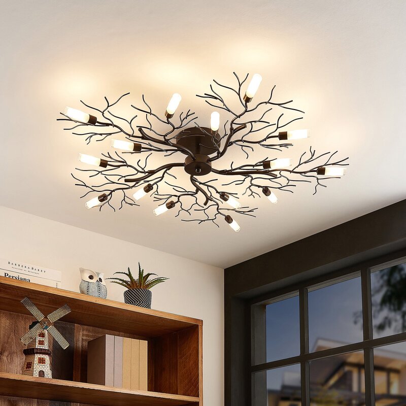 Lindby Bigna Deckenlampe Wohnzimmerleuchte Deckenlampe Lampe G9 SIEHE TEXT/F666 - 4251096599800